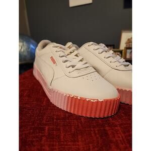 Puma Carina 2.0 Size 9.5 women white Sneakers